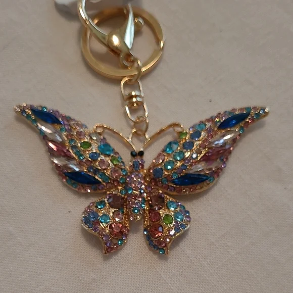 Colorful Butterfly Keychain - Picture 3 of 4